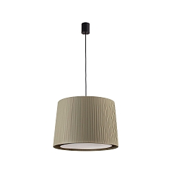 Pendelarmatuur SAMBA E27 IP20, groen, zwart mat 
