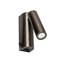 wall luminaire ROB LED IP20, bronze 