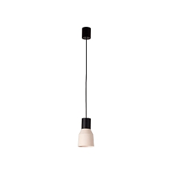 Pendelarmatuur KOMBO E27 IP20, beige, zwart mat 