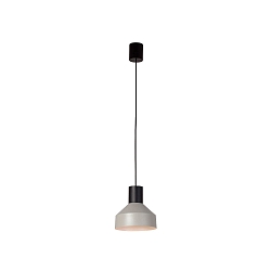 Pendelarmatuur KOMBO E27 IP20, grijs, zwart mat 