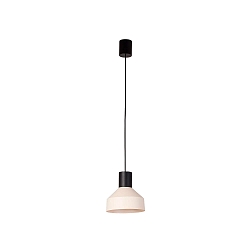 Pendelarmatuur KOMBO E27 IP20, beige, zwart mat 