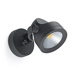 Wandarmatuur voor buitenshuis ALFA LED IP65, donkergrijs 