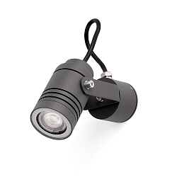 Wandarmatuur LIT GU10 IP54, donkergrijs 