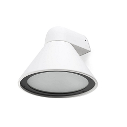 Wandarmatuur voor buitenshuis PALS E27 IP65, wit mat 