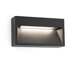 Wandarmatuur voor buitenshuis PATH LED IP44, donkergrijs 