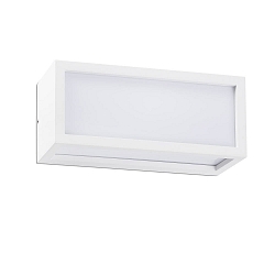 Wandarmatuur voor buitenshuis TEJO E27 IP54, wit mat 