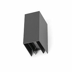 outdoor wall luminaire BLIND up / down, 2 flames LED IP65, dark grey 