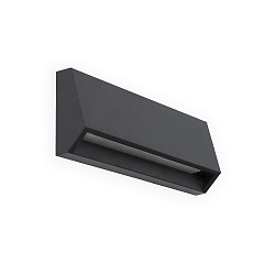 Wandarmatuur voor buitenshuis MUST LED IP65, donkergrijs 
