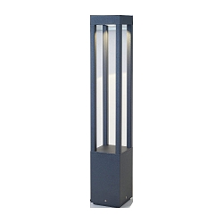 Lichtpaal AGRA 650 LED IP55, donkergrijs 