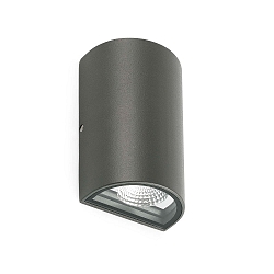 Wandarmatuur voor buitenshuis LACE 2-vlams LED IP54, donkergrijs 