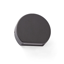 Wandarmatuur voor buitenshuis PILL LED IP54, donkergrijs 