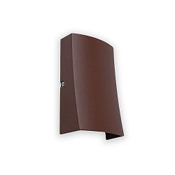 Wandarmatuur voor buitenshuis NAIROBI LED IP54, roestbruin 