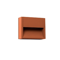 outdoor wall luminaire GRADA LED IP54, rust brown 
