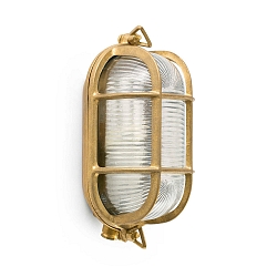 Wandarmatuur voor buitenshuis CABO E27 IP44, messing 