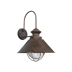 Wandarmatuur NAUTICA E27 IP33, roestbruin 