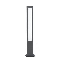 Lichtpaal NANDA LED IP54, donkergrijs 