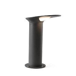 Lichtpaal LOTUS LED IP65, donkergrijs 