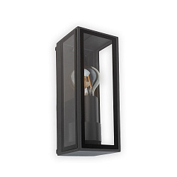 Wandarmatuur TAMASHI E27 IP65, donkergrijs 