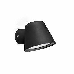 outdoor wall luminaire GINA GU10 IP44, black matt 