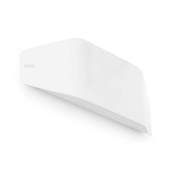 outdoor wall luminaire FUTURE E27 IP44, white matt 