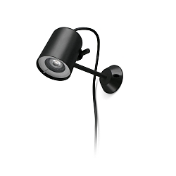 Wandarmatuur voor buitenshuis FLOW GU10 IP65, zwart mat 