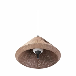 Pendelarmatuur voor buiten SAIGON OUT E27 IP44, bruin, donkergrijs 