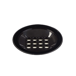 Vloerinbouwarmatuur TRAS 25L / 40° / 700MA 12-vlams, stijf IP67, zwart mat dimbaar