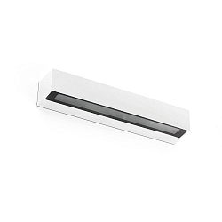 Wandarmatuur voor buitenshuis DORO 380 2-vlams LED IP65, wit mat 