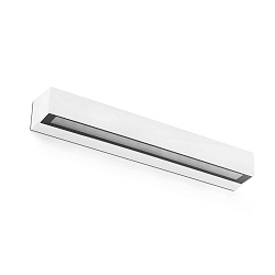 Wandarmatuur voor buitenshuis DORO 500 2-vlams LED IP65, wit mat 