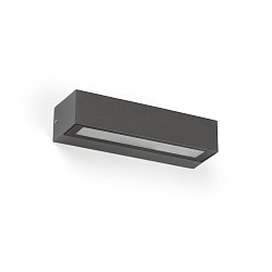 Wandarmatuur voor buitenshuis LAKO LED IP65, donkergrijs 