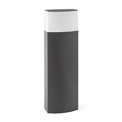 Lichtpaal DATNA 600 E27 IP44, donkergrijs 