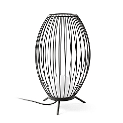 Vloerarmatuur CAGE LED IP65, donkergrijs 
