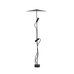 Vloerarmatuur CLAP 1266 2-vlams LED IP65, zwart 