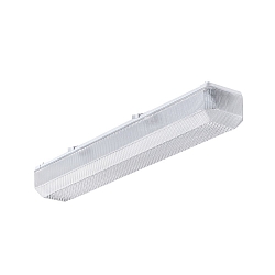 Armatuur voor vochtige ruimten AWL117150P.3283 kort, schakelbaar, prismatisch IP50, wit 