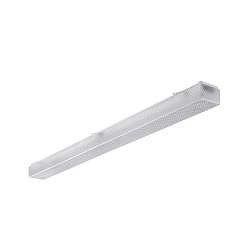 Armatuur voor vochtige ruimten AWL147050P.6984 lang, schakelbaar, prismatisch IP50, wit 