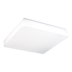 Wand- en plafondarmatuur 45cm vierkant IP54, wit dimbaar