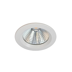 Plafondinbouwarmatuur �14,5 rond IP44, wit dimbaar