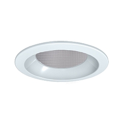 LED Recessed Downlight, 10W, 4000K, 1000lm, microprismatic, IP44, UGR < 19, white