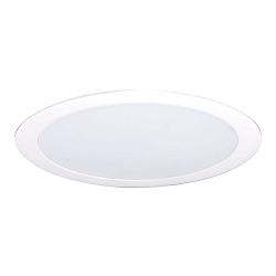 Plafondinbouwarmatuur �17 plat, rond IP44, wit dimbaar