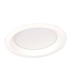 LED Recessed Downlight, 17/24/30W, 4000K, 2600lm, IP65, white