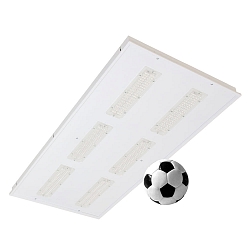 recessed luminaire DALI controllable, ball proof IP40, white dimmable 220W 29900lm 4000K 90� 90�