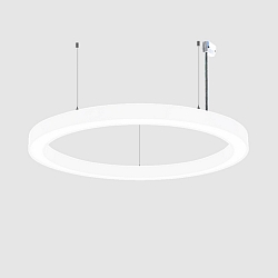 Pendelarmatuur � 98CM DALI aanstuurbaar, CCT Switch, direct, UGR < 19, ring vorm IP40, zwart dimbaar