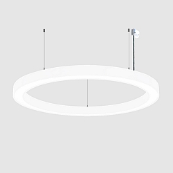 Pendelarmatuur � 133.5CM CCT Switch, direct, UGR < 19, multipower, ring vorm IP40, wit 