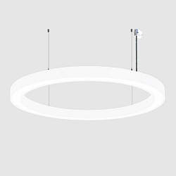 Pendelarmatuur � 150CM DALI aanstuurbaar, CCT Switch, direct, UGR < 19, ring vorm IP40, zwart dimbaar