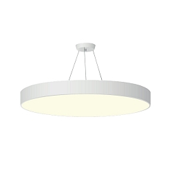 LED Pendant luminaire round direct / indirect, 63W, 3000K, 7600lm, IP40, DALI dimmable, white