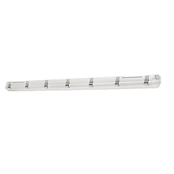 Armatuur voor vochtige ruimten ECO 145 DALI aanstuurbaar, slagvast, INOX sluiting IP66, grijs dimbaar