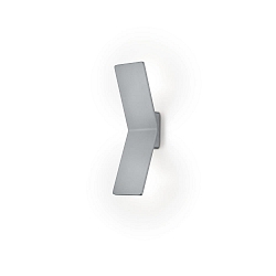 Wandarmatuur ADA 2-vlams, hoekig IP20, nikkel mat dimbaar