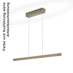pendant luminaire LINDA-112  up / down, adjustable, controllable with gestures IP20, black