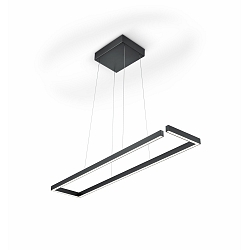 Pendelarmatuur MARISA-100 up down, Tunable White, bedienbaar met gebaren IP20, zwart