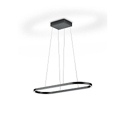 Pendelarmatuur ELIN IP20, zwart dimbaar